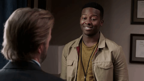 unimpressed brandon micheal hall GIF by ABC Network