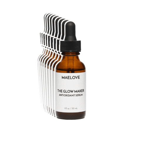 maeloveskincare skin care serum vitamin c beauty brand Sticker