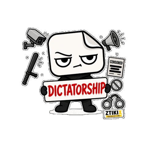 Politics Surveillance Sticker by ZTIKIX