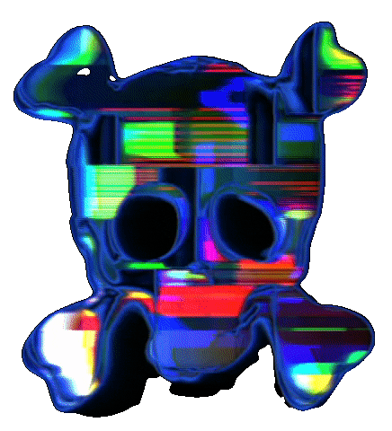 Glitch Emoji Sticker by #BASILIO