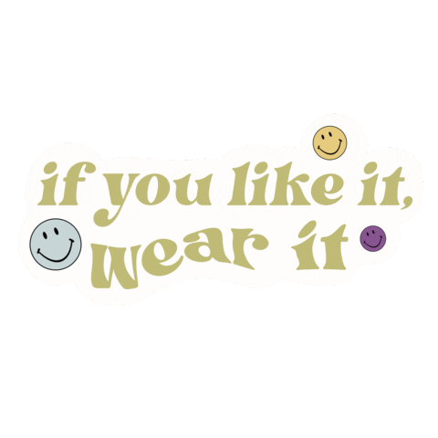 kelsiewolfleydesigns giphyupload happy retro style Sticker