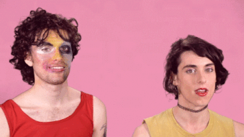 winking wink GIF by PWR BTTM
