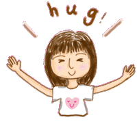Girl Hug Sticker