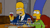 Episode 1 Wine Glass GIF by The Simpsons