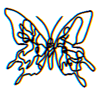 Rainbow Neon Sticker