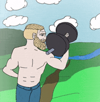 Crypto Lift GIF by Based Chad