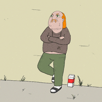 Aanenmatig animatie tekenfilm grappig rolf GIF