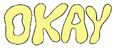 K Ok Sticker by nicolle velcro