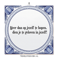 Hoop Nl Sticker by Tegelspreuken.nl