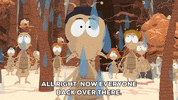 lice running GIF by South Park 