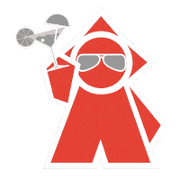 chin chin sun Sticker