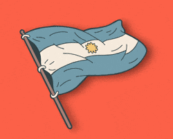 Vamos Argentina World Cup GIF by LASFAR