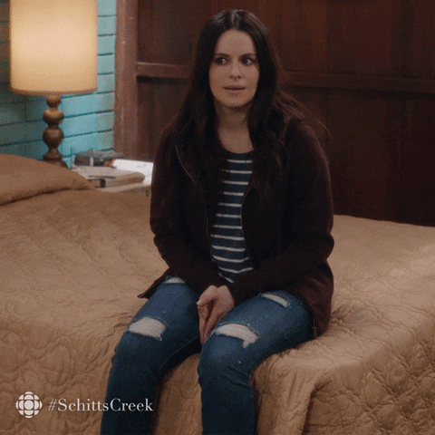 schitts creek eye roll GIF by CBC