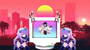 trashedits anime tv sun vhs GIF