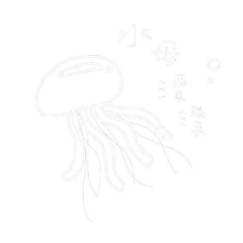 Hilystarry float jellyfish 手寫 手繪 Sticker