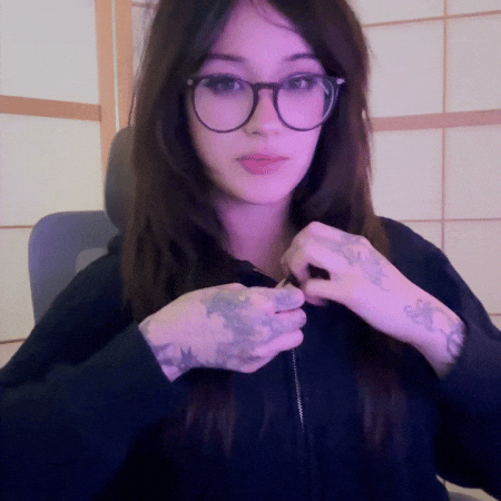 Cute Girl Twitch GIF