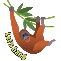 Meet Up Chill Out Sticker by San Diego Zoo