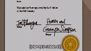 Episode 14 Document GIF by The Simpsons