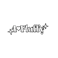 4Fluffylogo Sticker by 4fluffy.shop