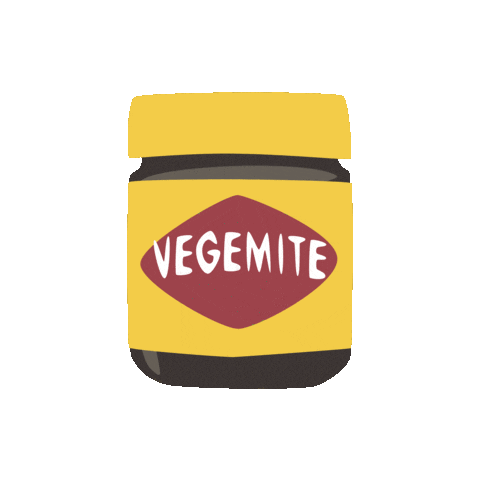 issvrt_ australia aussie vegemite issart Sticker