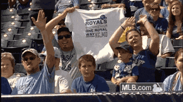 kansas city royals baseball GIF by MLB