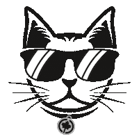 Cool Cat Love Sticker by CanadianCat