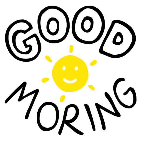 Good Morning Sun Sticker