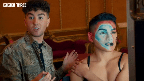 Glow Up Make-Up GIF by BBC Three