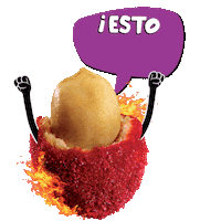 Kacang_Mx hot fire mad explosion Sticker