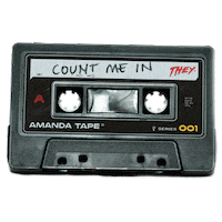 Amanda Count Me In Sticker by THEY.