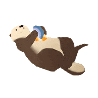 Otter Nutria Sticker