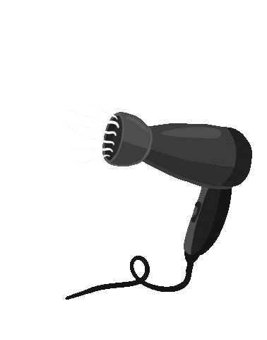 wildsavvy hairdresser hair dryer blowdry hair dresser Sticker