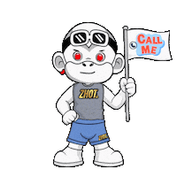 Angry Call Me Sticker by Zhot