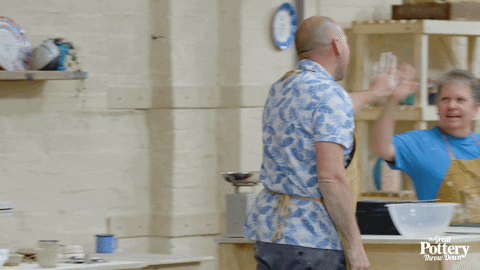 Happy Well Done GIF by The Great Pottery Throw Down