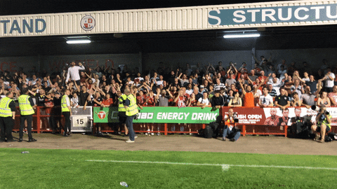 Reds Town Team Together GIF by Crawley Town FC