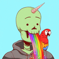 Rainbow Wow GIF by MadSkullz