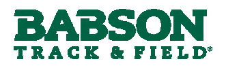 Go Track And Field Sticker by Babson College