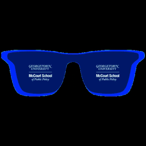 GeorgetownMcCourtSchool giphygifmaker sunglasses georgetown mccourt GIF
