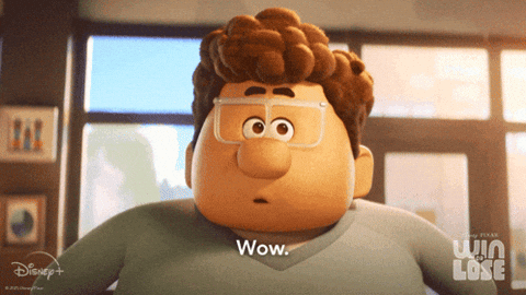 Win Or Lose Wow GIF by Disney Pixar