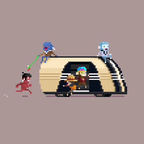 Camping Camper Van GIF by BasedMinis