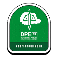 Dpe Sticker by Defensoria Pública do Estado do Paraná