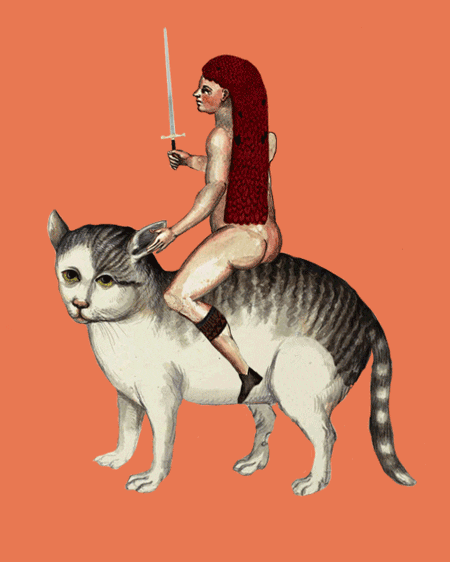 cat sword GIF by Scorpion Dagger