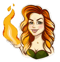 Fire Sticker