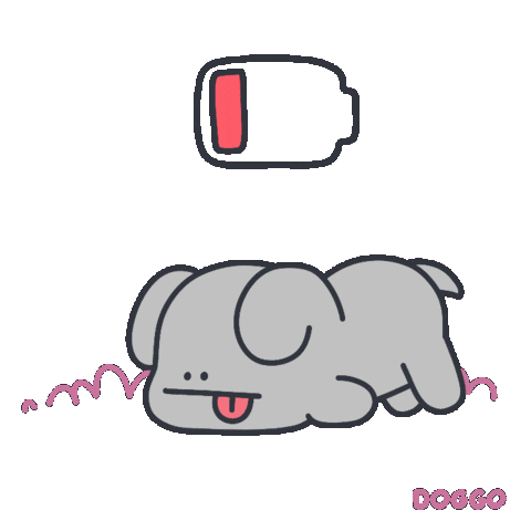 Tired Monday Sticker