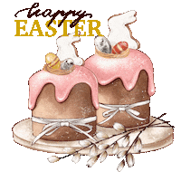 Rabbit Easter Sticker