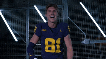 Go Blue Ncaa Football GIF by Michigan Athletics