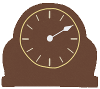 letterminded illustration vintage time aesthetic Sticker