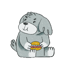 Hungry Dog Sticker