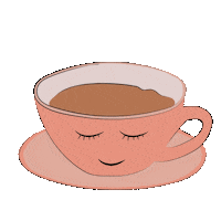 Liligraffiti coffee tea cafe cosy Sticker