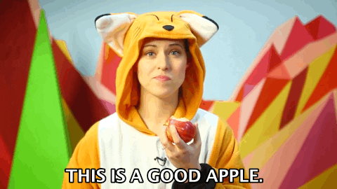 Thats A Good Apple GIF by POLARIS by MAKER